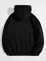 Fifth Avenue DIFT330 Floral Deer Print Hoodie - Black