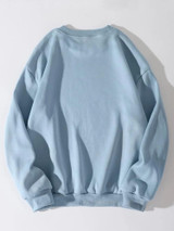 Fifth Avenue DIFT335 Paris Printed Sweatshirt - Light Blue