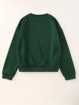 Fifth Avenue DIFT344 Christmas Printed Sweatshirt - Green