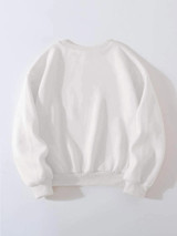 Fifth Avenue DIFT347 Michigan Printed Sweatshirt - White