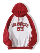 Fifth Avenue Printed Color Block Detail Hoodie FA21W38