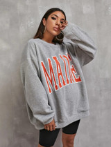 Fifth Avenue DIFT360 Maine Printed Sweatshirt - Grey