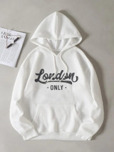 Fifth Avenue DIFT361 London Print Hoodie - White
