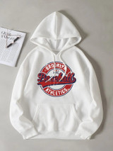 Fifth Avenue DIFT362 Brooklyn Print Hoodie - White