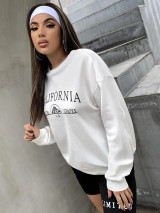 Fifth Avenue DIFT365 California Printed Sweatshirt - White
