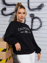 Fifth Avenue DIFT365 California Printed Sweatshirt - Black