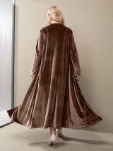 Fifth Avenue Women's Velvet Coat and Pants Co-Ord Set FAVELC24 - CB