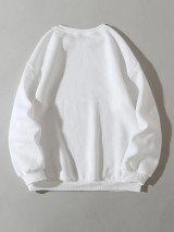Fifth Avenue DIFT389 Vector Printed Sweatshirt - White