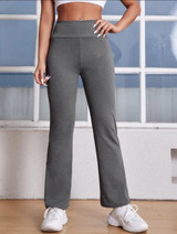Fifth Avenue Women's Flared Detail Wide Leg Jogger Pants FAWFJP9