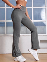 Fifth Avenue Women's Flared Detail Wide Leg Jogger Pants FAWFJP9