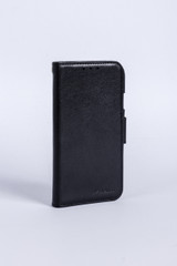 Melkco Mini Wallet Book Type Leather Case for Samsung Galaxy S4 - Black Split