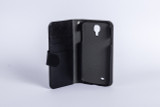 Melkco Mini Wallet Book Type Leather Case for Samsung Galaxy S4 - Black Split