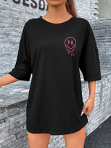 Fifth Avenue DIFT539 Loser Printed T-Shirt - Black