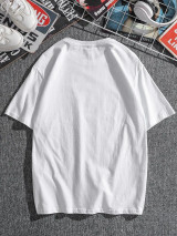 Fifth Avenue Smiley Printed MIFT91 T-Shirt - White
