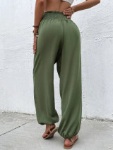 Fifth Avenue Women's Shirred Waist Cuffed Ankle Pants FAWLP33