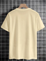 Fifth Avenue Alien Text Scene Printed MIFT144 T-Shirt - Cream