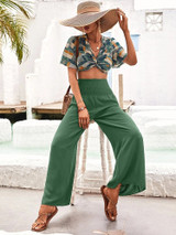 Fifth Avenue Women's Shirred Waist Detail Pants FAWLP46