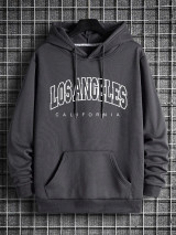 Fifth Avenue Printed Hoodie MIFT267 - Charcoal