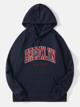 Fifth Avenue Printed Hoodie MIFT268 - Navy Blue