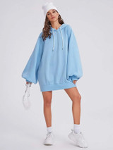 Fifth Avenue Oversized Detail Long Hoodie FA22W1