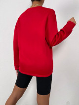 Fifth Avenue DIFT706 Chicago Printed Sweatshirt - Red