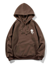 Fifth Avenue Printed Hoodie MIFT284 - Brown