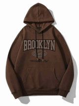 Fifth Avenue Printed Hoodie MIFT285 - Brown
