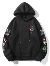 Fifth Avenue Printed Hoodie MIFT291 - Black