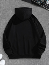 Fifth Avenue Printed Hoodie MIFT295 - Black