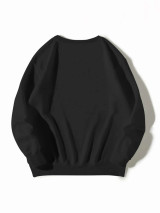 Fifth Avenue DIFT761 Colorado Printed Sweatshirt - Black