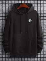 Fifth Avenue Printed Hoodie MIFT315 - Black