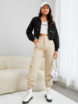 Fifth Avenue Button Detail Zip Jacket FA22W2