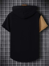 Fifth Avenue TRINKIT Printed Color Block Hooded T-Shirt