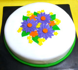 Floral pattern Cake - 2lbs 