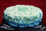Blue Roses Cake - 2.5lbs 