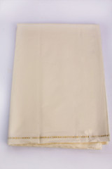 Cream Wash and Wear Shalwar Kameez Unstitched by Pearl Fabric