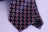 Tayyab Bombal Men's Black/Pink Pattren Necktie