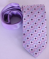 Tayyab Bombal Men's Lilac/Pink Necktie