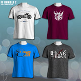 Bundle of 4 Printed T-Shirts FF2 by Velo