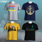 Bundle of 4 Printed T-Shirts FF6 by Velo