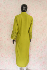 Green Silk Lawn Shirt2 By Marjan