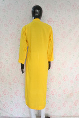 Yellow  Silk Lawn Shirt 2 By Marjan