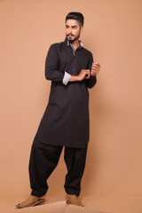 Blackout Designer Wear Shalwar Kameez by Fahad & Mustafa