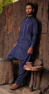 Bezel Designer Wear Shalwar Kameez by Fahad & Mustafa
