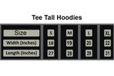 Black Premium Fleece Zip Hoodie by Tee Tall