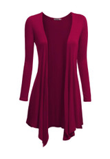 Maroon Color  Shrugs for Her  by Tee Tall