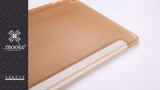 fshang Mooke Shiny Series Stand Case for iPad Air 2 - Gold