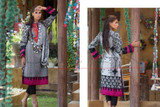 Lala Vintage Semi Stitched  Embroidered Kurti With Stole Design VMK-01