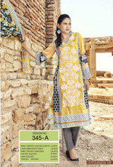 Irma Embroidered Chiffon and Lawn Design 345-A