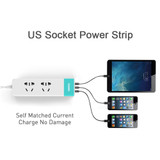 Remax 3 Usb Port Power Strip - Yellow
